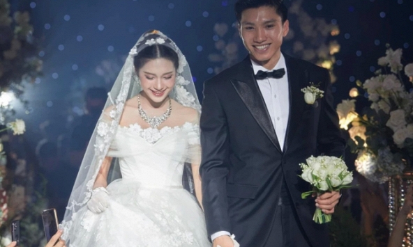 Truyền thông Hàn đưa tin về đám cưới Đoàn Văn Hậu và Doãn Hải My: Ví von “chấn động” về độ nổi tiếng của dâu rể