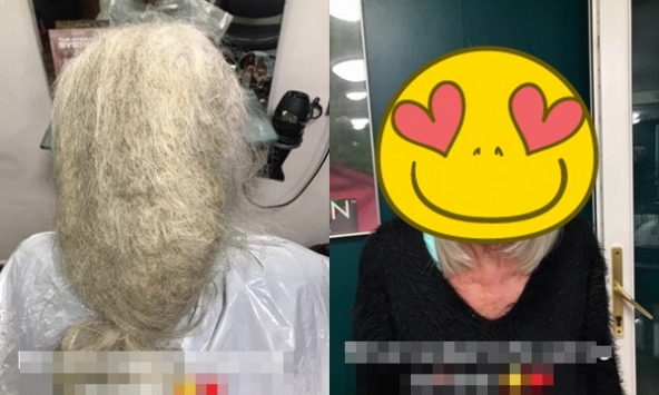 Bà cụ mang 'cục tóc' cả năm không gội đến khiến chủ tiệm tóc kinh hãi, kết quả sau 7 tiếng đồng hồ làm cho dân mạng phải thán phục