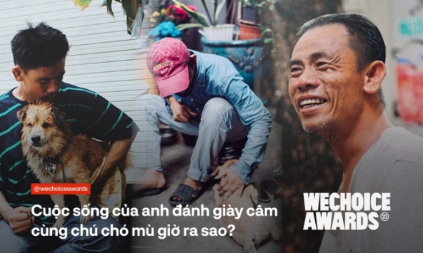 Gặp lại anh đánh giày câm nơi vỉa hè: Không còn chú chó nào nhưng bên cạnh anh là rất nhiều yêu thương...