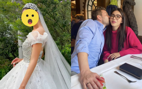 Minh Tú bất ngờ lộ diện với váy cưới sau màn cầu hôn bạn trai ngoại quốc, nhan sắc thế nào?