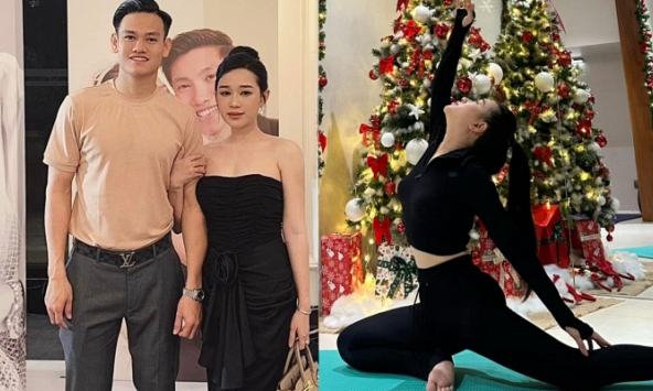 Vợ Hồ Tấn Tài khoe vóc dáng thon gọn sau sinh thì ra là tập môn thể thao này