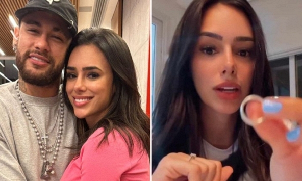 Bạn gái cũ của Neymar nổi giận khi bị hỏi vì sao chia tay nhưng vẫn đeo nhẫn đính hôn