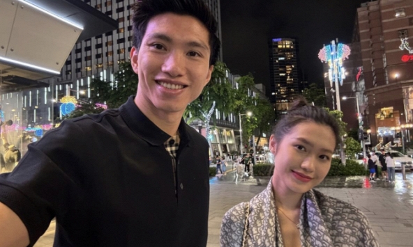 Doãn Hải My tổng kết tuần trăng mật tại Singapore với Đoàn Văn Hậu chỉ bằng một tấm ảnh