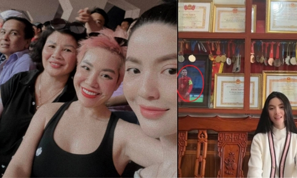 Chu Thanh Huyền quay video ở nhà Quang Hải, selfie cùng bố mẹ bạn trai: Chỉ còn thiếu một danh phận 'nàng dâu'