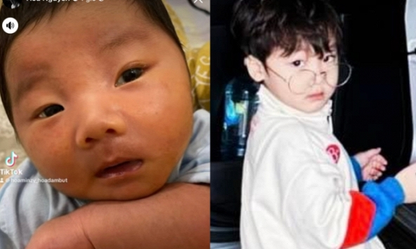 Hoà Minzy khoe ảnh hiếm con trai lúc 15 ngày tuổi, hiện tại lớn phổng phao thấy rõ