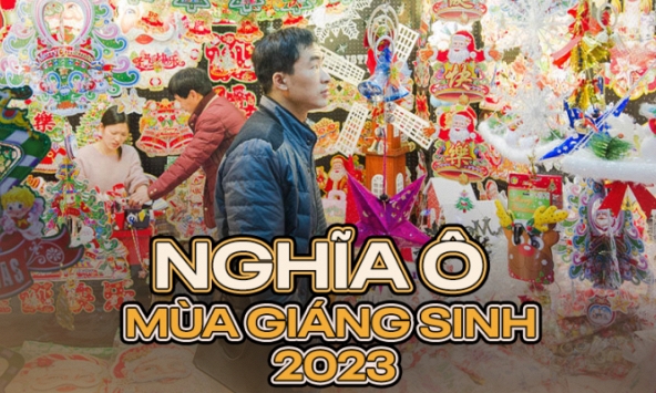 Nghĩa Ô đã đón xong mùa Giáng sinh 2023: Người bán đang chốt đơn cho năm sau, tưởng khủng hoảng kinh tế làm đình trệ nhưng đắt hàng không tưởng