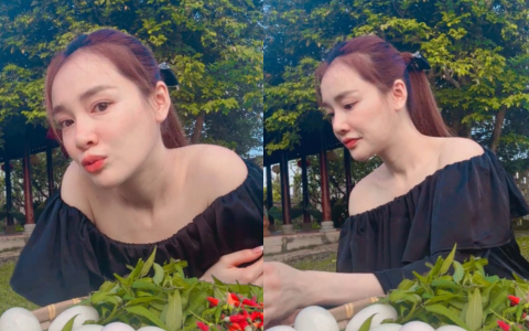 Nhã Phương khoe nhan sắc qua 'cam thường', vóc dáng mẹ bỉm sau 2 tháng sinh nở gây chú ý