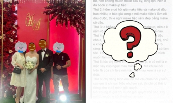 Vụ thợ makeup tố khách “khôn lỏi” đang ầm ĩ MXH lúc này: Xuất hiện lời giải thích được cho là của cô dâu?