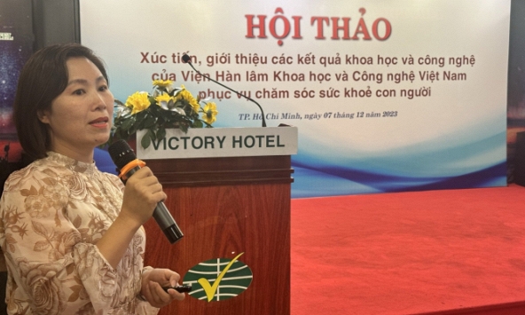 Xúc tiến, giới thiệu các kết quả khoa học và công nghệ  phục vụ chăm sóc sức khỏe con người