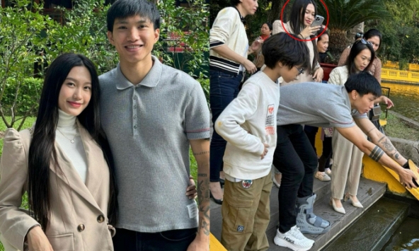 Doãn Hải Mỹ - Đoàn Văn Hậu cùng mẹ đi tham quan, nhìn cử chỉ biết ngay nàng WAG yêu chồng thế nào