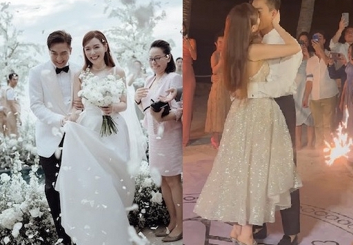 Cặp 'tiên đồng ngọc nữ TVB' hôn nhau say đắm trong hôn lễ, netizen hân hoan vì chú rể cuối cùng cũng hạnh phúc sau vụ bị cắm sừng
