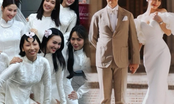 Lễ ăn hỏi của Diễm My 9X: Diệu Nhi, Ninh Dương Lan Ngọc cùng dàn phù dâu đình đám hội ngộ