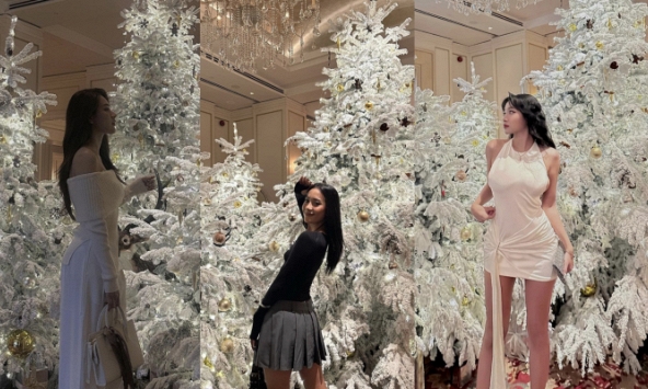Dù gây tranh cãi về thái độ nhân viên nhưng cây thông Noel tại Park Hyatt vẫn được loạt KOL, diễn viên yêu thích chụp ảnh
