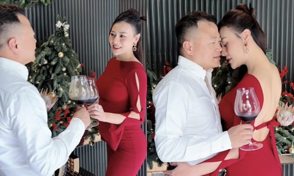 Phương Oanh tiết lộ hậu trường chụp ảnh với shark Bình, ngoại hình mang song thai khiến netizen tấm tắc: 'Biết vì sao shark yêu chị này rồi đó'