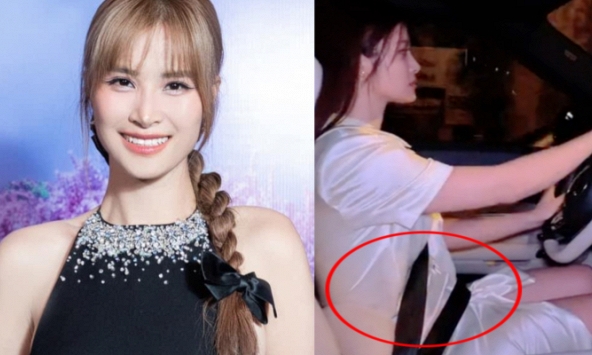 Đăng clip tự lái xe, Đông Nhi bị soi chi tiết đang mang thai lần 2?