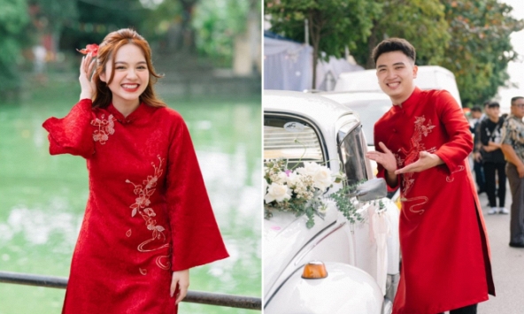 'Gia thế chồng Đặng Thu Hà” lọt top tìm kiếm sau đám cưới: Đàng trai từng bê phở và đi giao hàng, hiện tại làm gì?