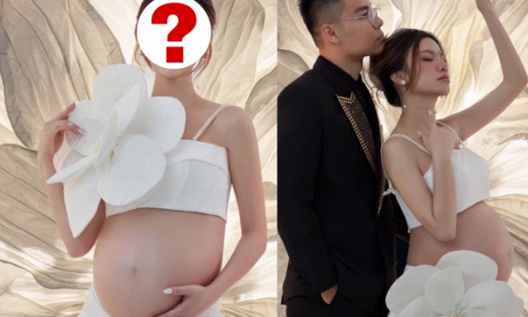 Sao nữ Vbiz khoe bộ ảnh mới và nhan sắc thăng hạng bên chồng khi bầu song thai