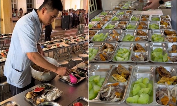 Loạt suất cơm 26k của Lê Anh Nuôi được chia sẻ lại rần rần giữa thông tin gây phẫn nộ về bữa ăn của học sinh bị cắt xén 