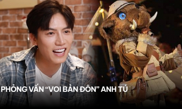 Phỏng vấn 'Voi Bản Đôn' Anh Tú sau đêm Chung kết Ca Sĩ Mặt Nạ mùa 2