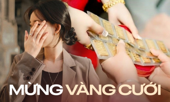 Được mừng cưới 2 chỉ vàng giá 8 triệu đồng từ 4 năm trước, mừng lại 8 triệu ở năm nay thì có sai với bạn không?