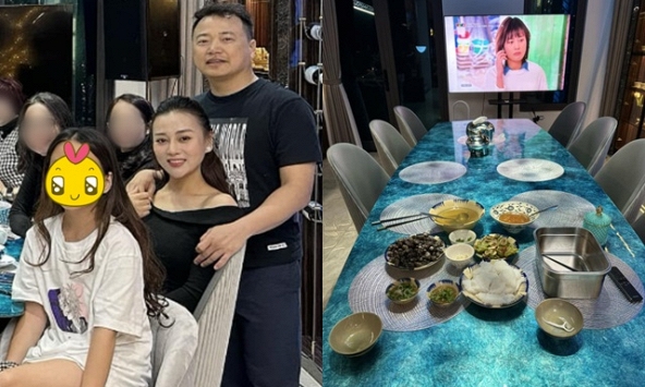 Phương Oanh và con gái shark Bình xuất hiện chung một khung hình, biểu cảm hé lộ mối quan hệ mẹ kế - con chồng