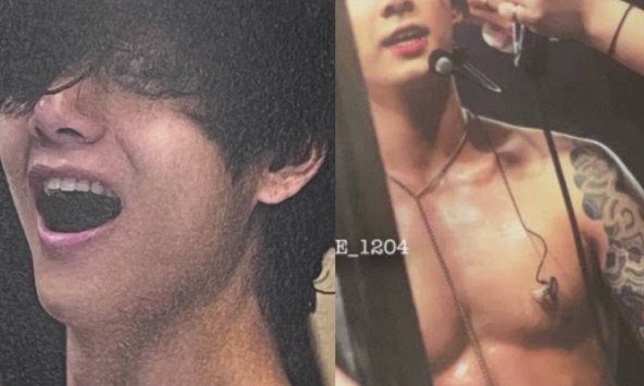 BTS nhập ngũ vẫn khiến fan 'bỏng mắt': 4 thành viên 'bán nude', Jungkook khoe hình xăm hay V cạo râu quyến rũ hơn?