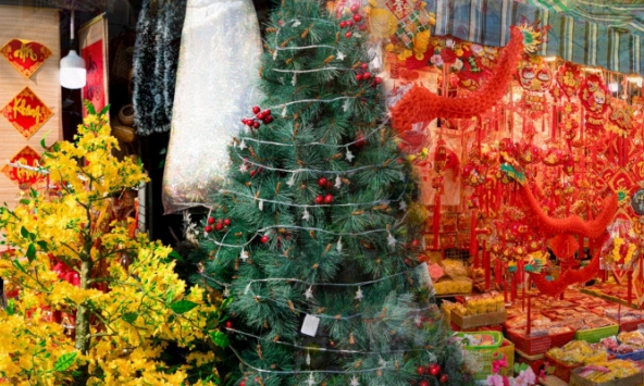 Địa điểm 'đón Tết' sớm nhất tại TP.HCM: Noel chưa đến mà xuân đã về khiến dân tình ùn ùn đến check-in