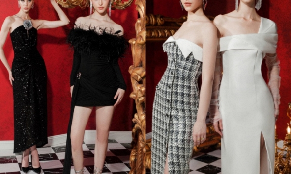 Những mẫu đầm tweed sang chảnh, sexy thiêu đốt mùa lễ hội cuối năm