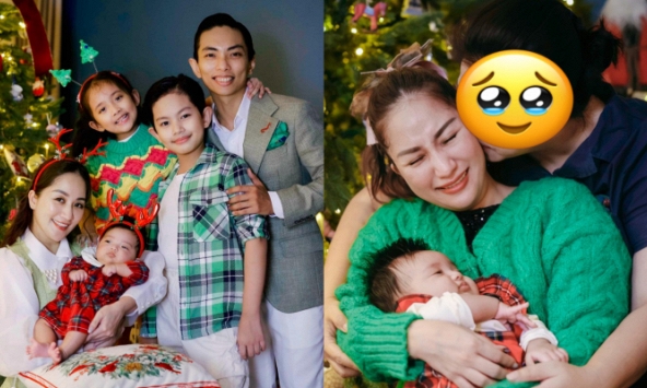 Cùng Phan Hiển chụp ảnh gia đình ấm áp đón giáng sinh Khánh Thi bật khóc nức nở vì điều này 