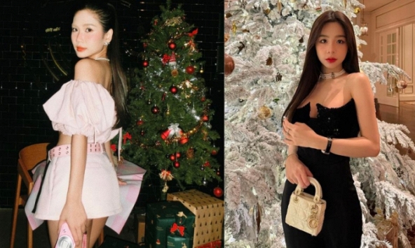 Hội gái xinh xả ảnh vào đường đua 'dáng xinh mùa Giáng sinh': Không khí tưng bừng quá, hẹn hò check-in ngay đi!