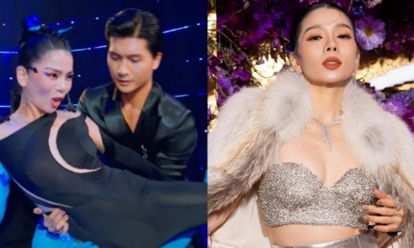 Lệ Quyên đáp trả khi bị chê đưa bạn trai lên sân khấu, ám chỉ ai đó nhạt nhòa, mê vinh quang nên hại mình
