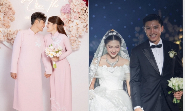 Điểm chung của cô dâu Puka và cô dâu Doãn Hải My: Bộ trầu cau sang xịn thế này ai mà chả mê!