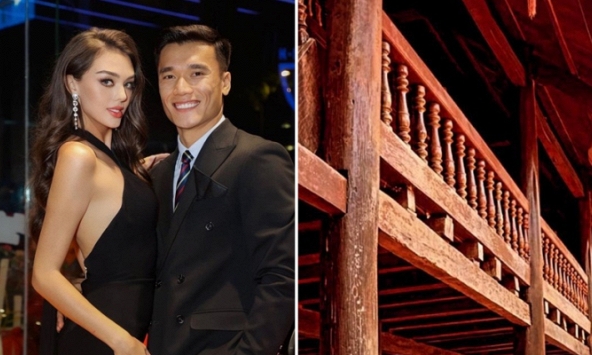 Trước khi khoe nhà mới đẳng cấp vừa tậu cho vợ con, Bùi Tiến Dũng từng rao bán căn nhà sàn xây cho gia đình ở Thanh Hoá