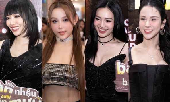 Lan Ngọc - Huyền Baby lên đồ gợi cảm, đọ sắc cùng hội chị đẹp tại sự kiện ra mắt phim của Diệu Nhi