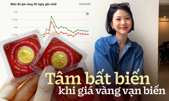 Dành toàn bộ tiền lương từ công việc “tay trái” để mua vàng mỗi tháng, cô gái khẳng định: “Canh giá vàng là niềm vui”