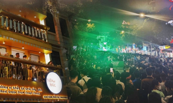 Tối 31/12: Hàng quán bội thu ngày cuối năm, giới trẻ háo hức “xí chỗ” chờ countdown 2024 
