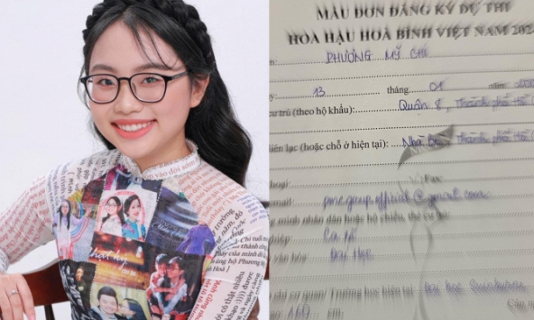 Phương Mỹ Chi điền đơn đăng ký tham gia cuộc thi Miss Grand Vietnam 2024? 