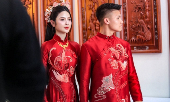 Toàn cảnh lễ ăn hỏi và đón dâu của Quang Hải - Chu Thanh Huyền