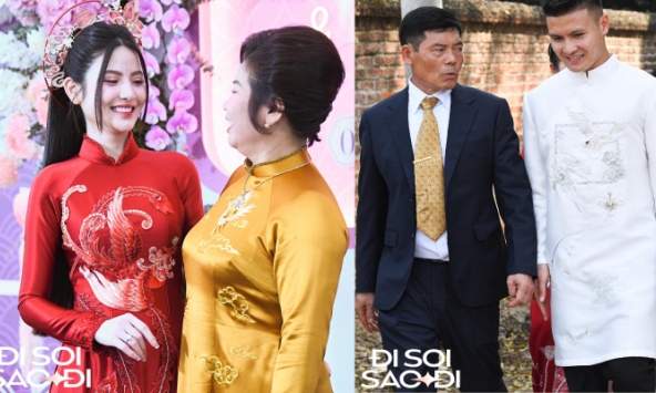 Chu Thanh Huyền đập tan tin đồn phân biệt đối xử mẹ đẻ và mẹ chồng qua một hành động, Quang Hải được bố vợ dặn dò kĩ càng