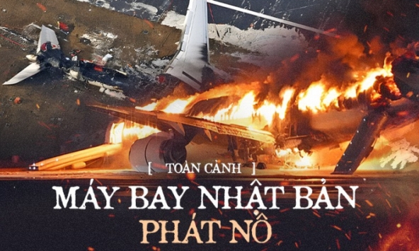 Toàn cảnh vụ máy bay Nhật Bản phát nổ: Cú va chạm kinh hoàng trên đường băng và phép màu 90 giây giúp cứu sống gần 400 hành khách