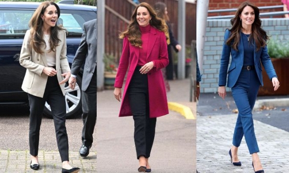 Vương phi Kate Middleton gợi ý 10 cách mặc quần ống đứng chuẩn thanh lịch cho phụ nữ trên 40 tuổi