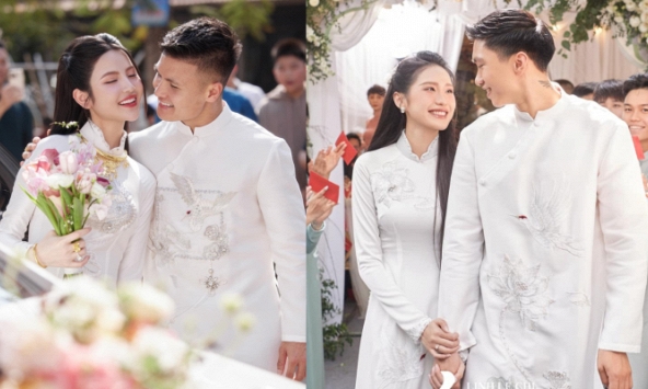 Quang Hải - Chu Thanh Huyền liên tục bị so sánh với Đoàn Văn Hậu - Doãn Hải My: Ai sang chảnh hơn, ai gần gũi hơn?