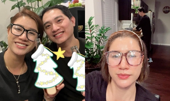 Lần đầu tiên sau khi sang Mỹ định cư, Trang Trần than thở vì chồng mắc một 'căn bệnh'