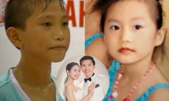 Đoàn Văn Hậu khoe ảnh hiếm thời thơ ấu cùng Doãn Hải My: Tướng phu thê từ bé?