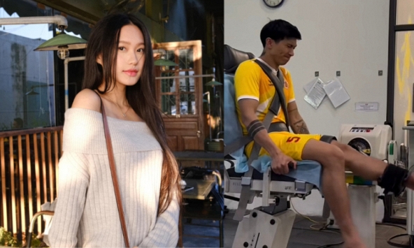 Đoàn Văn Hậu mặt nhăn nhó đau đớn khi tập hồi phục, về nhà với Doãn Hải Mỹ thì thế nào đây?