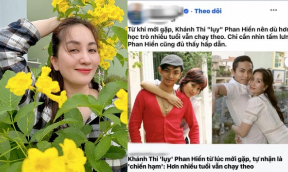 Mẹ 'bỉm sữa' Khánh Thi khoe nhan sắc đời thường rạng rỡ, không vui vì bị nói 'lụy' và 'chạy theo' học trò ít tuổi