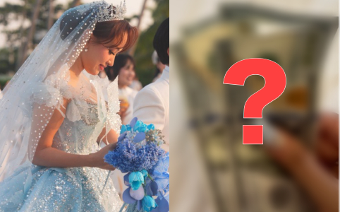 Vân Hugo gặp sự cố 'dở khóc dở cười' khi khui phong bì mừng cưới, chuyện gì mà khiến gần 5 triệu đồng 'bay màu'?