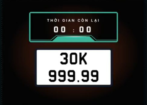 Biển số 30K-999.99 gây choáng khi được đấu giá kỷ lục hơn 75 tỷ đồng