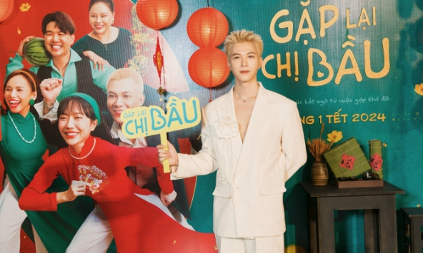 Dàn diễn viên “Gặp lại chị bầu' ra mắt truyền thông tại TP HCM