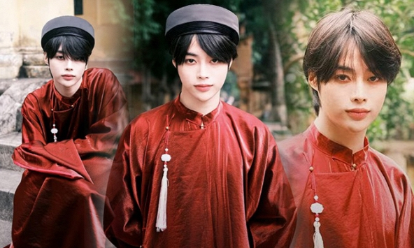 Idol người Việt (TEMPEST) gây bão với bộ ảnh soái mê hồn khi diện áo dài ngũ thân ở quê nhà Yên Bái